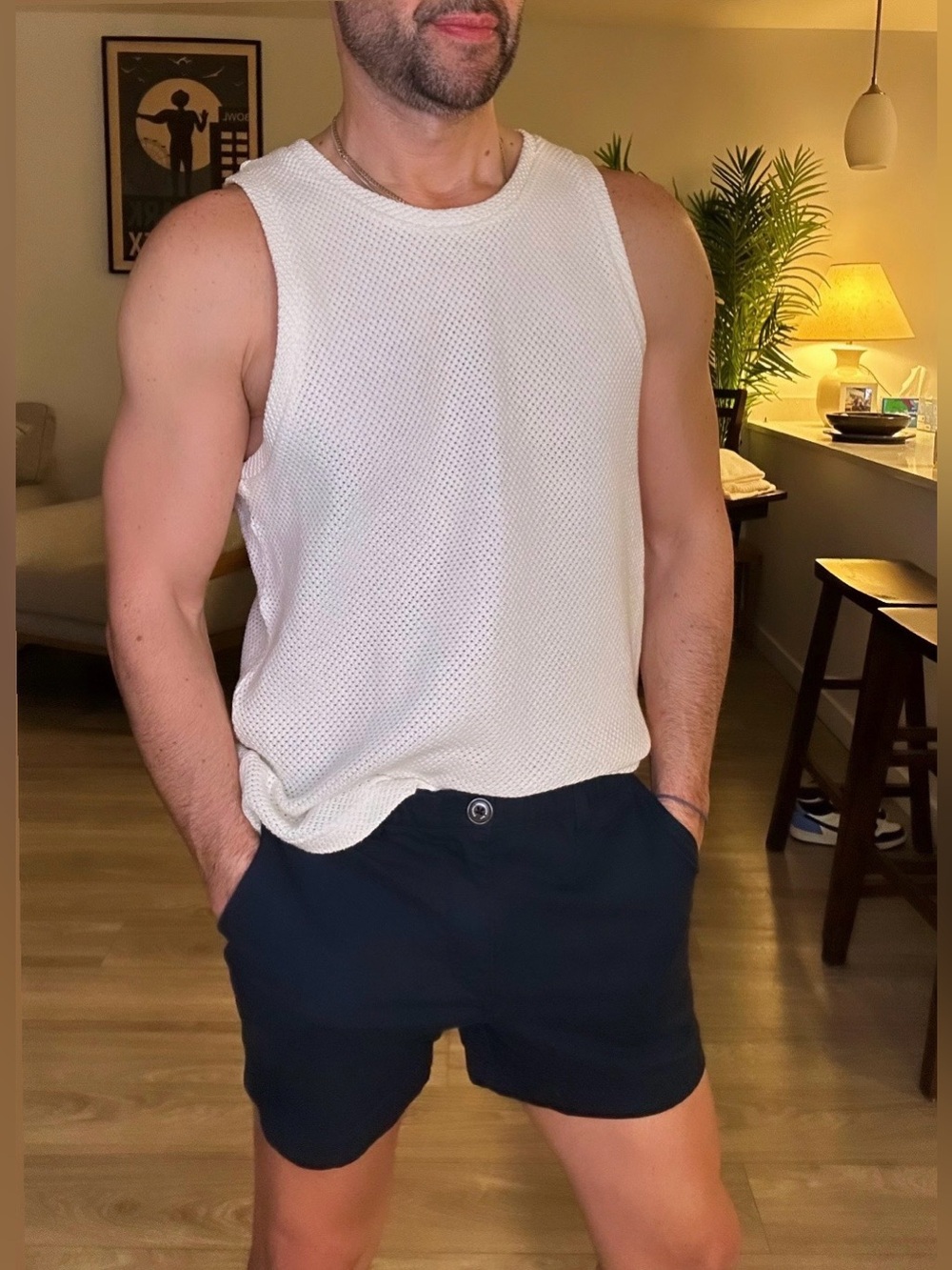 chubbies | 4" Original Stretch Shorts in Navy Blue (Small) - Picture 10 of 13